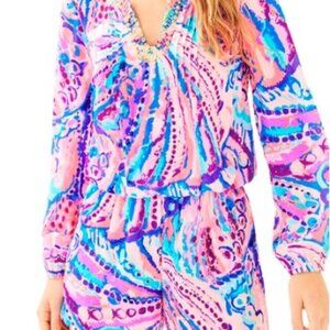 Lilly Pulitzer Colby Romper Size M - NWT